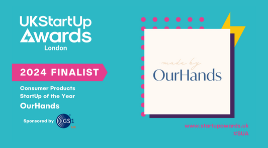 We're Finalists! OurHands up for Consumer Products StartUp Award
