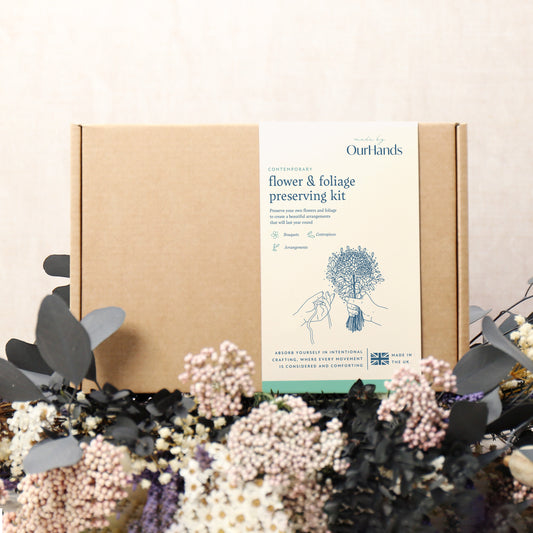 kit de préservation des fleurs et du feuillage