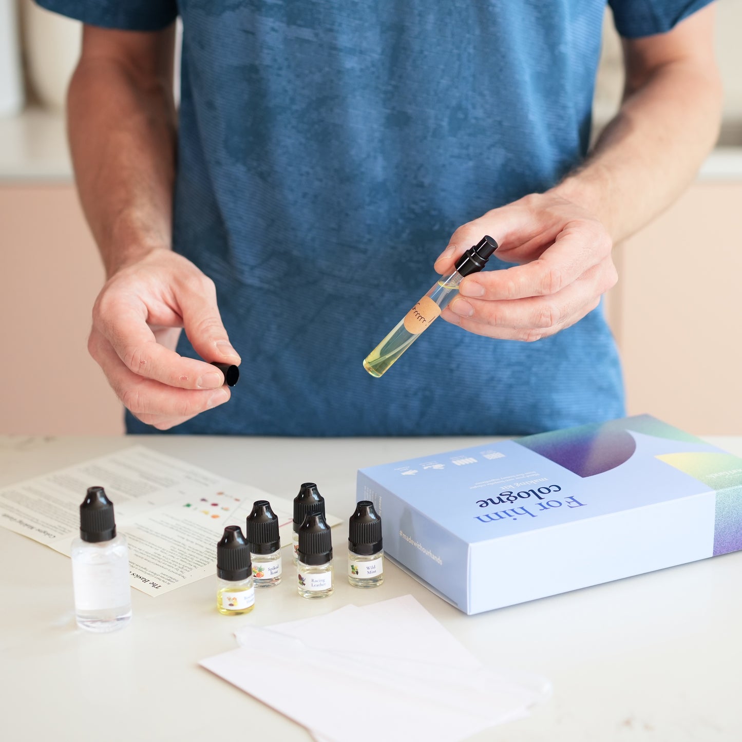 cologne making kit for him