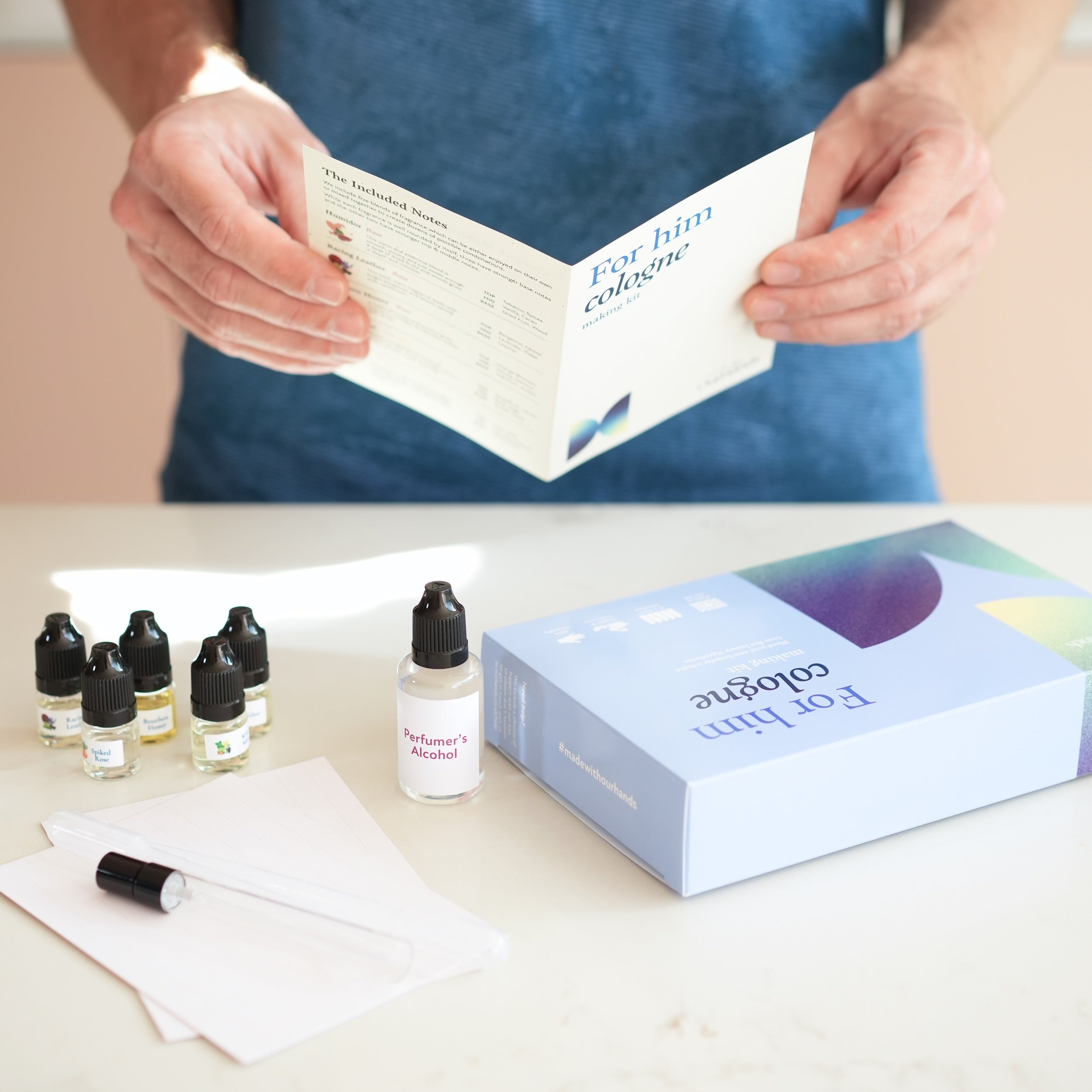 Cologne Making Kit for Him – DIY Fragrance Blending | OurHands