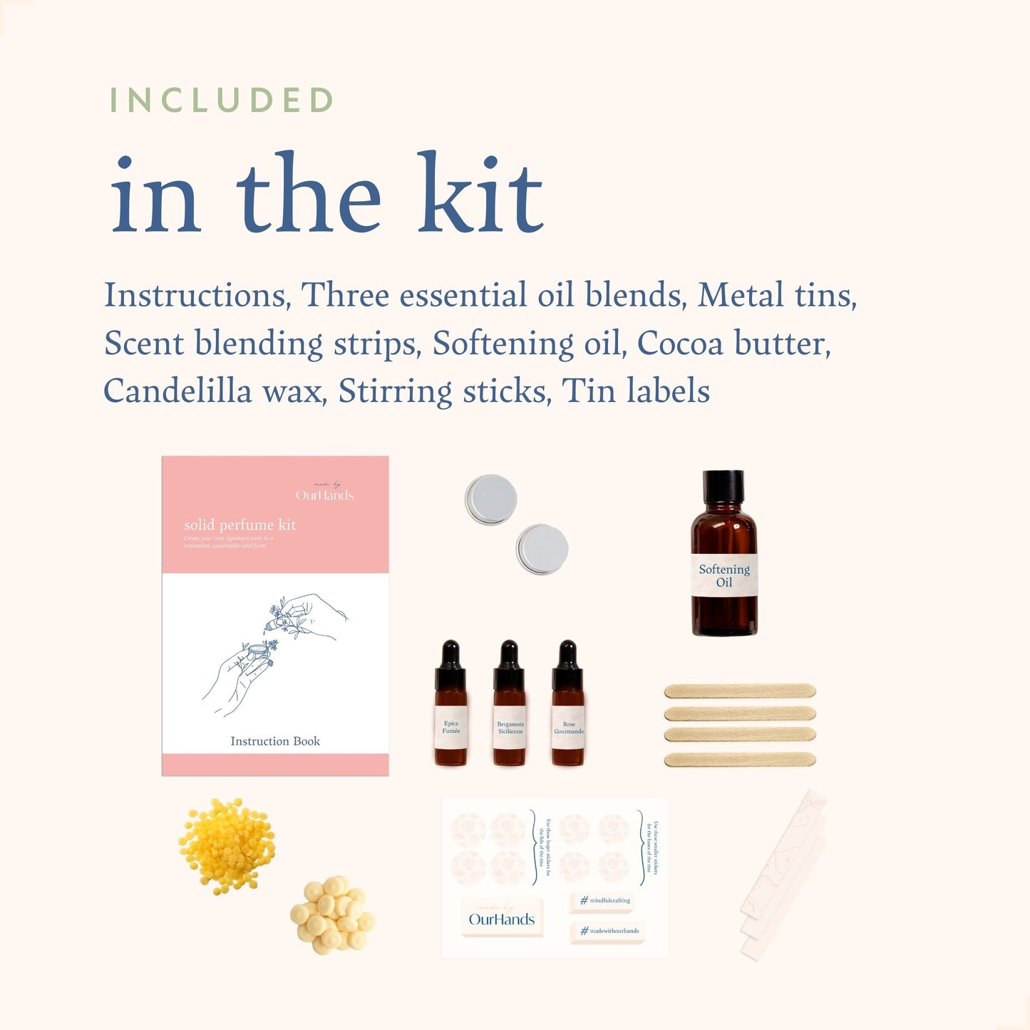 solid perfume making kit